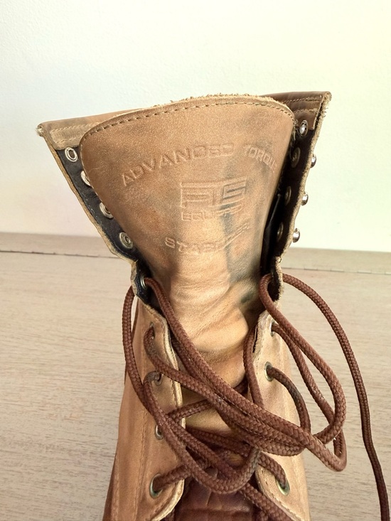 Vintage Ariat 2056 A2 Competitor Heritage Laced Boots Two Tone Kiltie Mens 7.5 main image 16